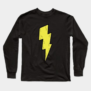 Bright yellow thunder Long Sleeve T-Shirt